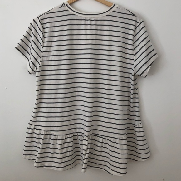 Stripped peplum shirt - Picture 3 of 3